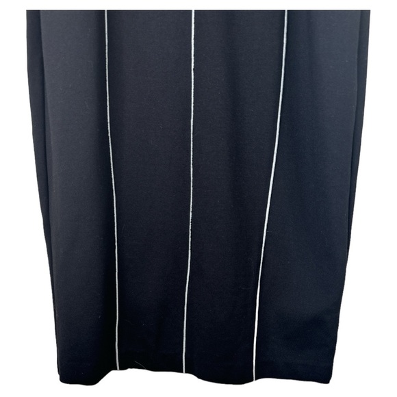 Isabel De Pedro Black White Stitch Dress NWT Size 6 - Picture 5 of 15